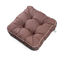 TexDeko 1er Pack Loungekissen Gartenpolster für Rattanmöbel UV-Schutz & Wasserabweisend 60x80x12 cm (Braun)
