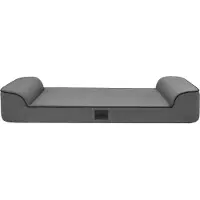 Sellbee Hundebett Haustierbett Hundeliegen Kissen Liegen Hundekissen Bett Hundekorb Tierbett Weich Hundematratze Hundesofa Matratze - Elegant - 81 x 50 cm [Größe: L] - Graphit