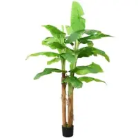 Furnicato Künstlicher Bananenbaum mit Topf 300 cm Grün