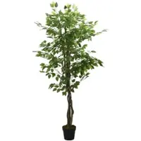 Furnicato Ficusbaum Künstlich 1008 Blätter 180 cm Grün