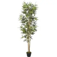 Furnicato Bambusbaum Künstlich 1104 Blätter 180 cm Grün