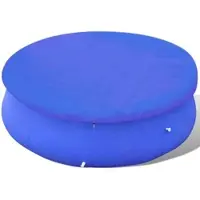 Furnicato Pool Abdeckplane Für 360 367 Cm Runde Oberirdische Pools