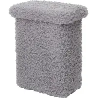 Blomus T-Hocker Teddy - vielseitig als Sitz oder Ablage nutzbar Sharkskin