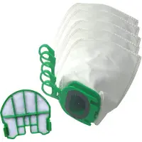 JaTop 5 Staubsaugerbeutel 1 Motorfilter geeignet für Kobold VB100, VB 100