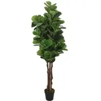 Furnicato Feigenbaum Künstlich 96 Blätter 80 cm Grün
