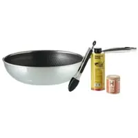 Hensslers Wok- Box , Edelstahl