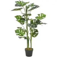 Furnicato Künstliche Pflanze Monstera mit Topf Grün 100 cm