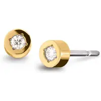 Boccia 05083-04 Diamant-Ohrstecker Ohrringe Titan goldplattiert