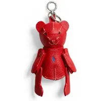 Ralph Lauren für Damen. 427P13276004 Bär roter Taschenanhänger (OSFA), Lässig, Leder