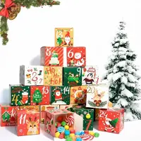 Snq Adventskalender 2025-24 Boxen Befš¹llbar, Adventskalender Schachteln 7x7x7cm Diy Advent Kalender Zum Befš¹llen adventskalender zum befš¹llen Fš¹r Weihnachtsdeko & Weihnachten Geschenk?