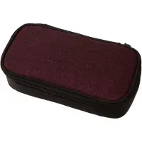 Tenneco Schüleretui Collect - Federbox (Trace) burgund melange