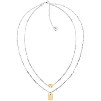 Tommy Hilfiger Stylový dvojitý bicolor náhrdelník z oceli 2780691