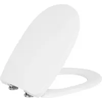 Evenes WC-Sitz Vermelho,weiß,Softclose, aus Duroplast,Edelstahlscharnier