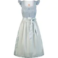 Spieth & Wensky Dirndl "Hadi" Schürze mit zartem Blumenprint