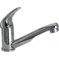 Comet Wasserhahn Einhebelmischer Roma Wohnmobil Wohnwagen Caravan Camping + Schalter chrom