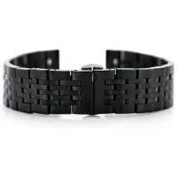 Pacific Armband Modell 4 – schwarz – 22 mm