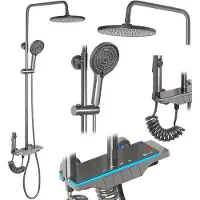 REA Savio Led Tytan Duschset Sku -P8412