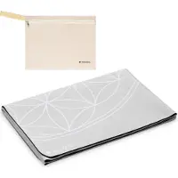 Navaris Reiseyogamatte faltbar inkl. Tasche - 1,5mm Yoga Matte Fitnessmatte - dünn leicht - Sportmatte Fitness Pilates - Reise Yogamatte - versch.