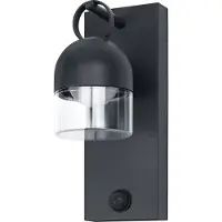 Osram LED-Sensor-Wandlampe ENDURA CLASSIC COWBELL, grau IP65 COWBELL, alu / grau / zink, Aluminium, Modern, Wandleuchte außen