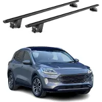 Aurilis Dachträger Grundtäger für Ford Kuga mk3 2019-2025 100kg Alu Schwarz 2 tlg ABE