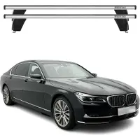 Menabo Dachträger Grundtäger für BMW 7er G11 G12 2015-2022 75kg Alu Silber 2 tlg