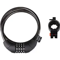 Force Schloss 4stelliger cod mit Halter 85cm/10mm
