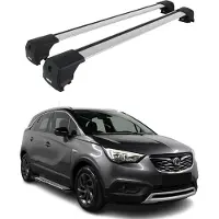 Omac 5244916 Dachreling Dachträger Aluminium 75 kg Max für OPEL Crossland X (P17)