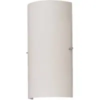 LUCANDE Sidra Wandleuchte White - , Sidra, dimmbar, Weiß, für Wohnzimmer, Glas, Modern