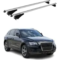 Menabo Grundträger Dachträger für Audi Q5 8R 2008-2016 Aluminium Silber 2tlg