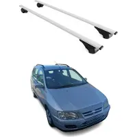Omac Dachträger Gepäckträger für Mitsubishi Space Star 1998-2005 Metall Grau