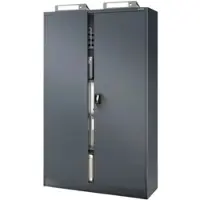 Jan Nowak Aktenschrank Abschließbar JAN mit Flügeltüren 185 x 115 x 40 cm Anthrazit