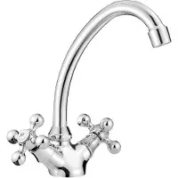 Kuchinox Retro Küchenarmatur stehend Stilo BKI 060D Chrom