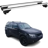 Omac Dachträger Grundtäger für Ford Maverick 2001-2007 75kg Aluminium Silber 2 tlg