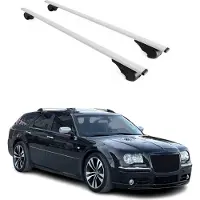 Omac Dachträger Grundtäger für Chrysler 300C Touring 2005-2010 75kg Metall Silber 2x