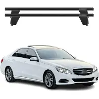Menabo Dachträger für Mercedes E Klasse W212 2013-2016 ABE Aluminium Schwarz