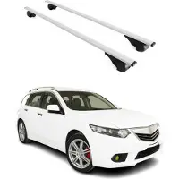 Omac Dachträger Grundtäger für Acura TSX Sportwagon 2010-2014 75kg Metall Silber 2x