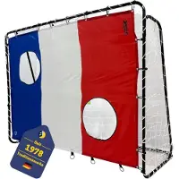 Best Sporting Fußballtor-Set 213 x 152 x 76 cm in Schwarz mit Torwand "Frankreich"