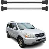 Omtec Dachträger Grundtäger für Honda Pilot 2002-2008 75kg Aluminium Silber 2 tlg