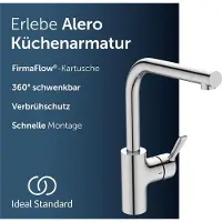 Ideal standard Alero Küchenarmatur D-Form Chrom