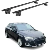 Aurilis Dachträger Grundtäger für Audi A3 Sportback 8Y 2020-2025 100kg Alu Schwarz ABE