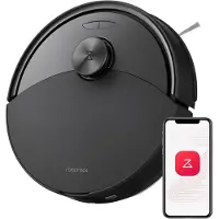 Roborock Q10 S5 Saugroboter mit Wischfunktion,10.000 Pa Staubsauger Roboter, Dual Anti-Tangle System, Auto Lifting Mopping, Ideal für Tierhaare,Schwaz