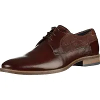 Bugatti LUANO - Herren Schuhe Schnürschuhe - 312-16404-1134 6161-dark-brown, Größe:42 EU