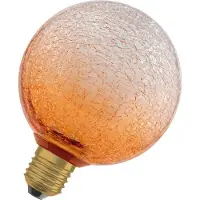 Osram DECOR LED LAMP IN CRACKED GLASS in flach-Form, LED-Lampe, Matt, 3,5 W, 300 lm, 2700 K, CRI 80