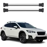 Omac Dachträger Grundtäger für Subaru XV mk2 2017-2025 75kg Aluminium Silber 2 tlg