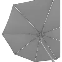 Blumfeldt Sonnenschirm für den Balkon & Garten, Sonnenschirm mit UV-Schutz, LED-Beleuchtung & Wasserdicht, Sonnenschirme Rund, Stabil & Knickbar, Sonnenschutz mit Solar, Runder Parasol Gartenschirm