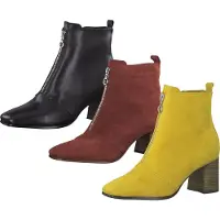 Tamaris Damen 1-25967-33 Stiefeletten Ankle Boots Leder, Größe:36 EU, Farbe:Rot