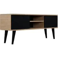 Kocot Kids TV-Tisch TORONTO 120 cm Eiche artisan/schwarz