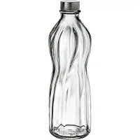 Bormioli Rocco Aqua Flasche 75cl m. Metallschraubverschluss - 6 Stück