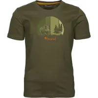 Pinewood Wild Boar Kids T-shirt olive (107) 140
