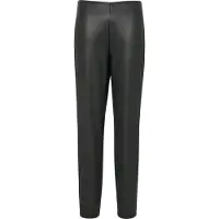 s.Oliver Damen Kunstlederhose, extra schmal, im rockigen Look mit Elastikbund